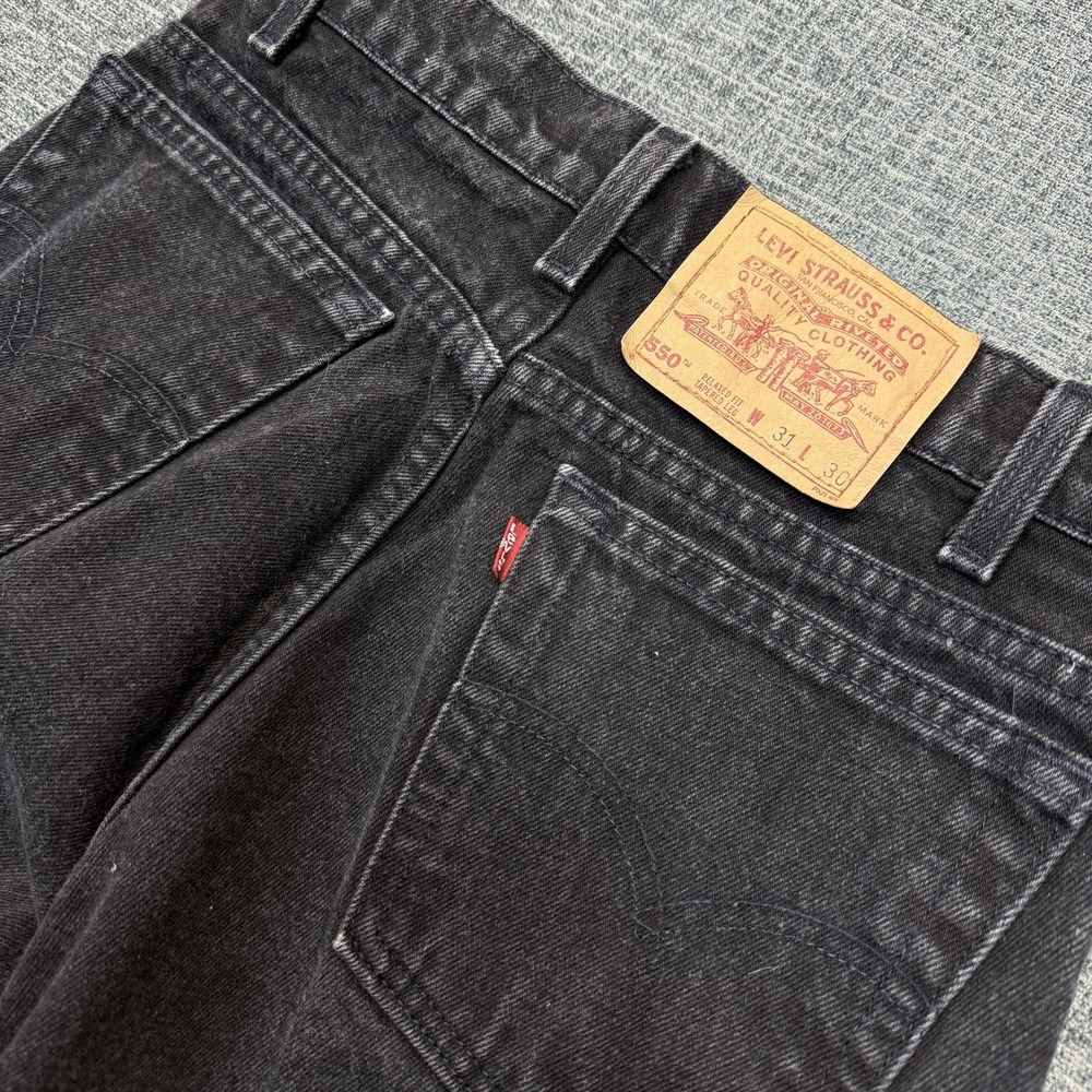 Levi's 550 Men’s Jeans 31x30 - Washed Black